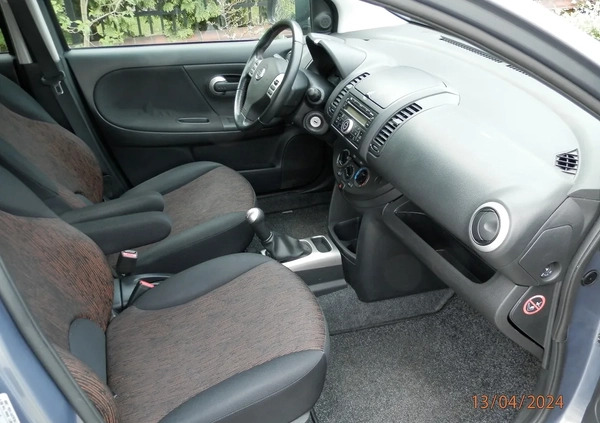 Nissan Note cena 14999 przebieg: 153000, rok produkcji 2009 z Łaskarzew małe 29